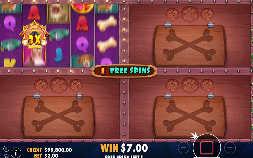 Free Spins där Wild kan bli sticky på aktiv matris